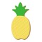 Tropical Pineapple Cookie Cutter 5 in, CookieCutter.com, Tin Plated Steel, Handmade in the USA